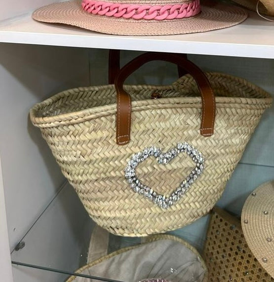 Bucket heart crystal