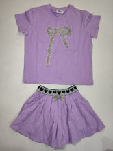 Load image into Gallery viewer, Bow skirt set
