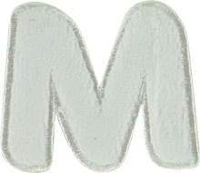 Load image into Gallery viewer, COCONUT TERRY LETTER PATCHES
