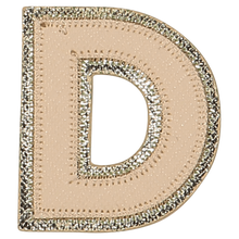Load image into Gallery viewer, NEUTRAL METALLIC BLOCK LETTER PATCHES
